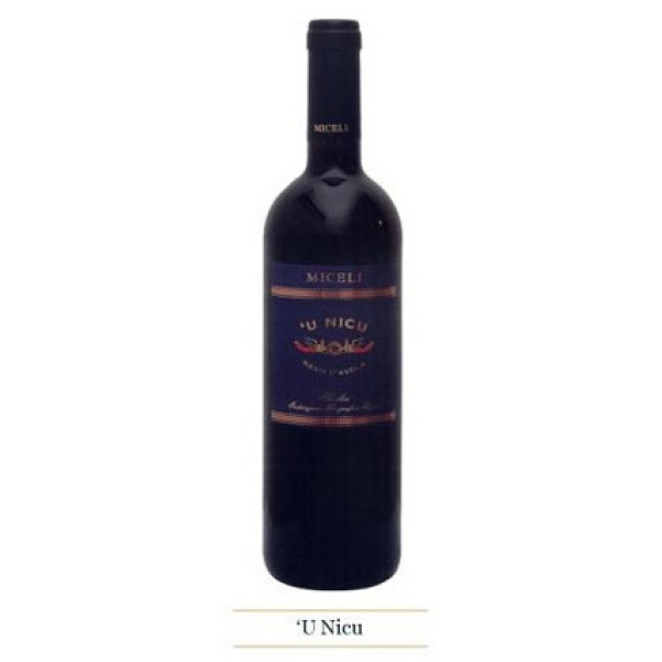 Vino rosso U NICU Nero d'Avola Miceli IGT - Lt.0,75