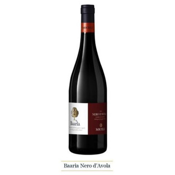 Vino rosso Baaria Nero d'Avola IGT - Lt.0,75