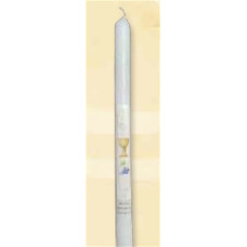 Prima comunione Candela decorata diametro cm.1,5 altezza cm.28 