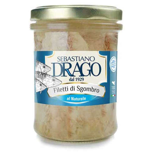 Filetti di sgombro al naturale gr.200 Filetti di sgombro al naturale gr.200