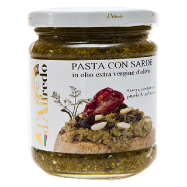 Condimento Pasta con le sarde alla siciliana - Prodotti tipici siciliani - gr.190 Condimento Pasta con le sarde alla siciliana - Prodotti tipici siciliani - gr.190