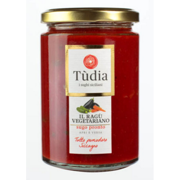 Ragù vegetariano in olio extra vergine di oliva - Prodotti tipici siciliani - gr.350 Ragù vegetariano in olio extra vergine di oliva - Prodotti tipici siciliani - gr.350