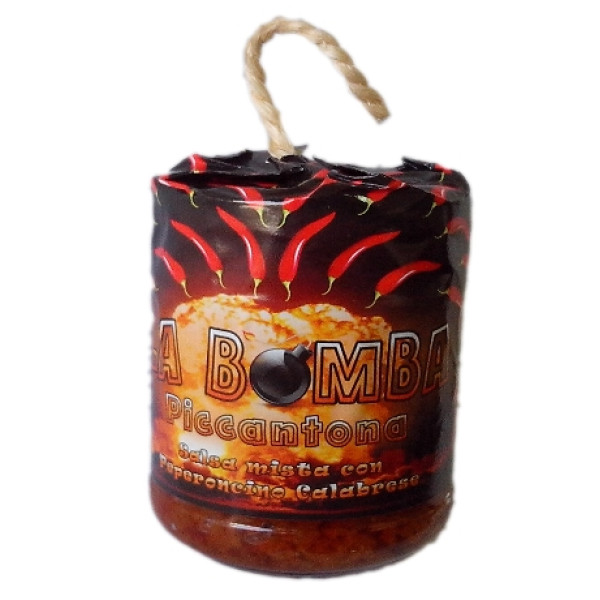 Salsa BOMBA al peperoncino piccantissima gr. 100 Salsa BOMBA al peperoncino piccantissima gr. 100