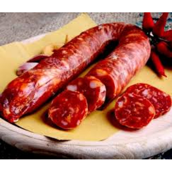 Salsiccia piccante calabrese stagionata Kg.1 Circa