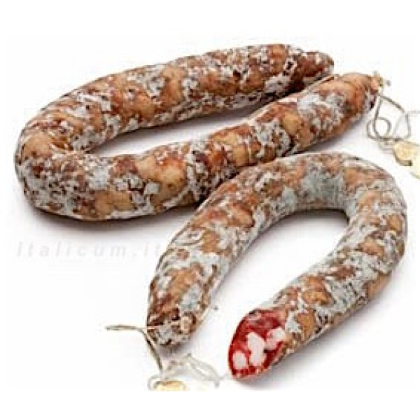 Salsiccia di suino nero dei Nebrodi 300 gr. 