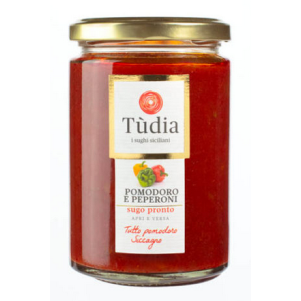 Sugo pronto al pomodoro e peperoni - gr.350