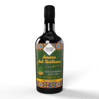 Amaro artigianale siciliano alle erbe aromatiche, alloro e zenzero - 50 cl. 28%