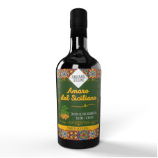 Amaro artigianale siciliano alle erbe aromatiche, alloro e zenzero - 50 cl. 28%