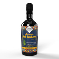 Amaro artigianale siciliano alle erbe aromatiche, finocchietto e menta - 50 cl. 28%