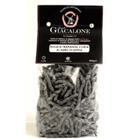 Busiate trapanesi al nero di seppia - Artigianali 100% grano duro siciliano - 24 pacchi da 500 gr.