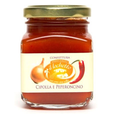 Confettura di cipolle e peperoncino 110 gr. Confettura di cipolle e peperoncino 110 gr.