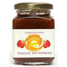 Confettura extra di fragole dei Nebrodi 240 gr. Confettura extra di fragole dei Nebrodi 240 gr.