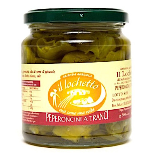 Peperoncini sott'olio a tranci 300 gr.