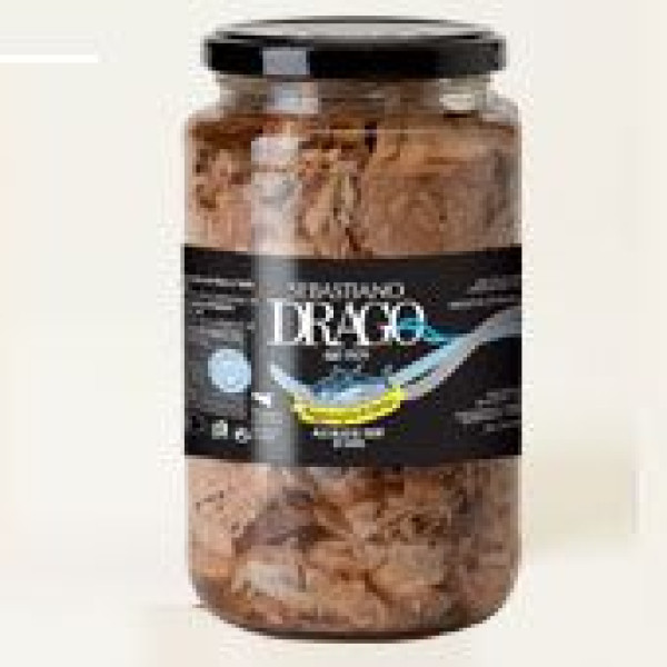 Buzzonaglia di tonno in olio di oliva in barattolo vetro gr.550