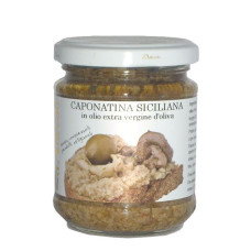 Patè di caponata Siciliana in olio extra vergine di oliva gr.180