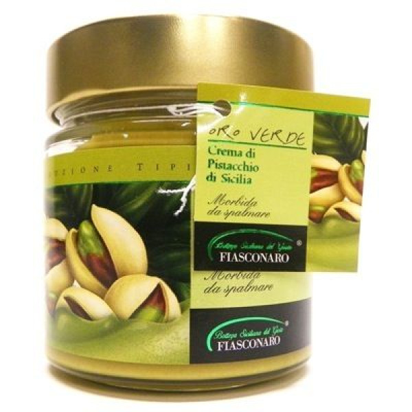 Crema dolce di Pistacchi Fiasconaro Oro Verde gr.180 Crema dolce di Pistacchi Fiasconaro Oro Verde gr.180