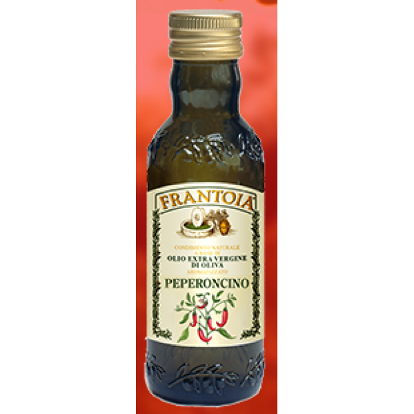 Olio extra vergine di oliva siciliano aromatizzato al PEPERONCINO 250 ml.