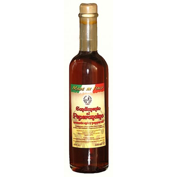 Olio extra vergine di oliva al peperoncino piccante- ml.200