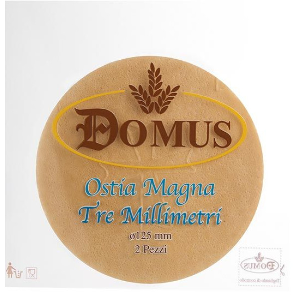Ostia magna TRE MILLIMETRI diametro cm.12,5 Imballo da 10 confezioni da 3 pz. Sconto 10%