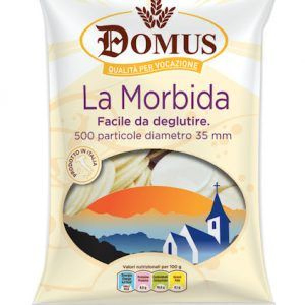 Particola MORBIDA per difficoltà di deglutizione diam. 35 mm spessore 1,2 mm. 500 pezzi