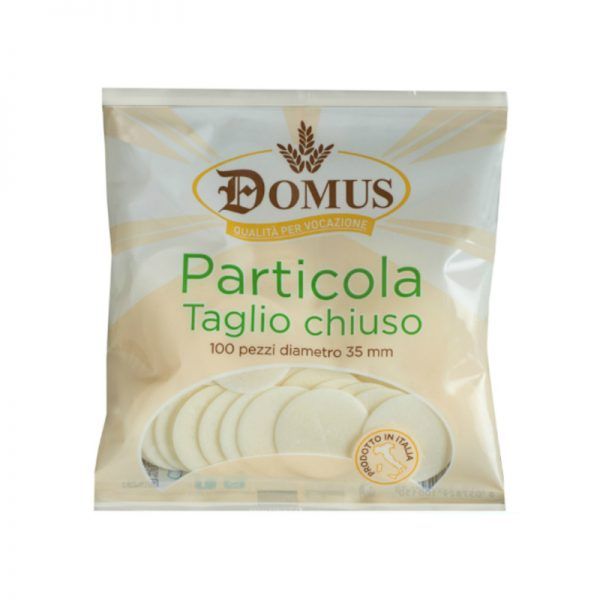 Particola taglio chiuso diam. 35 mm spessore 1,2 mm. 100 pezzi Particola taglio chiuso diam. 35 mm spessore 1,2 mm. 100 pezzi