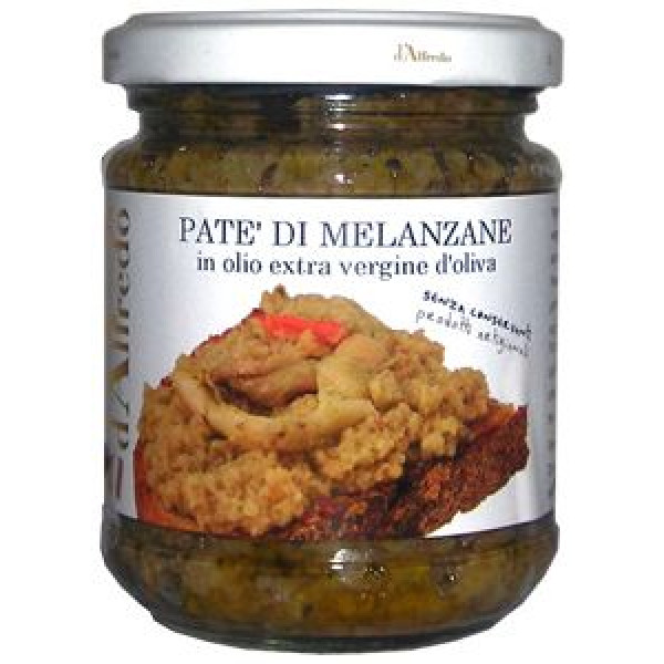 Patè di melanzane gr.190 in olio extra vergine di oliva - Prodotti tipici siciliani