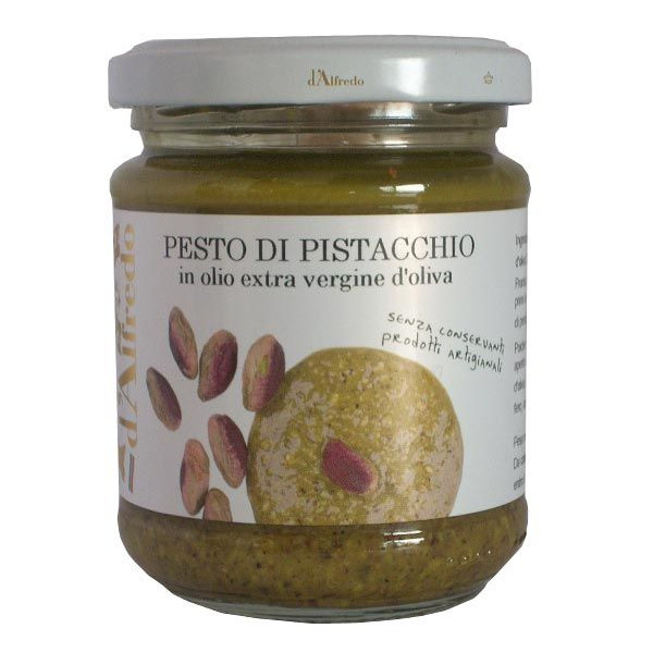 Pesto di pistacchi siciliani in olio di oliva - Prodotti tipici siciliani - gr.180 
