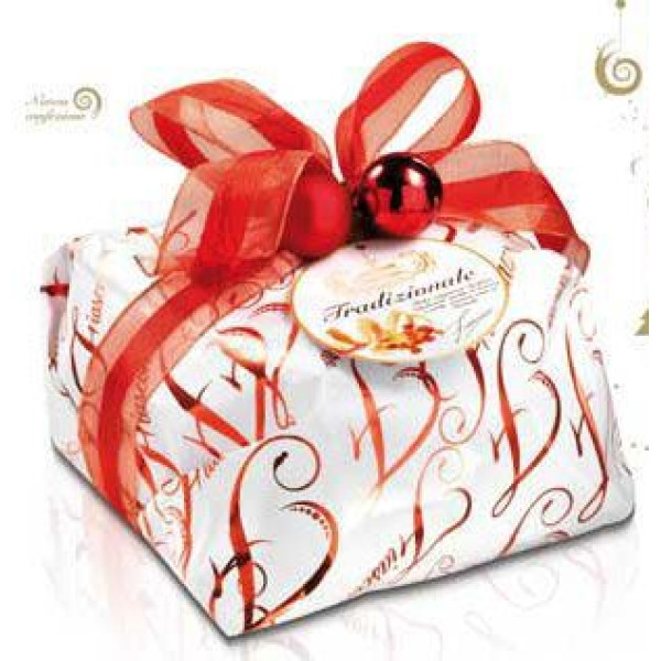 Panettone TRADIZIONALE Fiasconaro con canditi e uvetta allo Zibibbo Kg.1