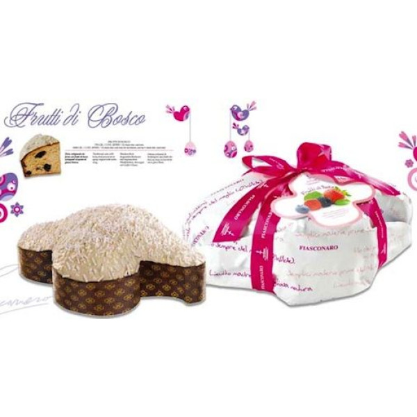 Colomba FRUTTI DI BOSCO Fiasconaro con frutti di bosco e glassa bianca Kg.1 Colomba FRUTTI DI BOSCO Fiasconaro con frutti di bosco e glassa bianca Kg.1