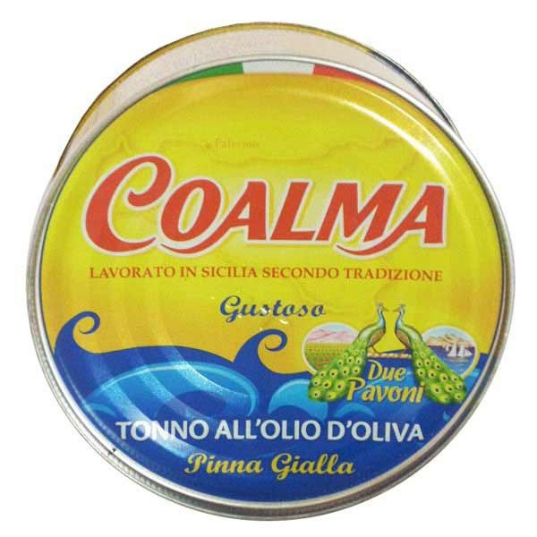 Tonno Coalma gr.80 Pinna Gialla in olio di oliva Tonno Coalma gr.80 Pinna Gialla in olio di oliva